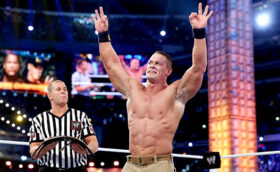 John Cena Defeats The Rock
